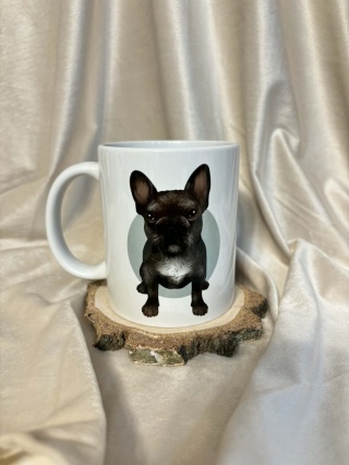 Kubek Buldożek francuski (różne umaszczenia)