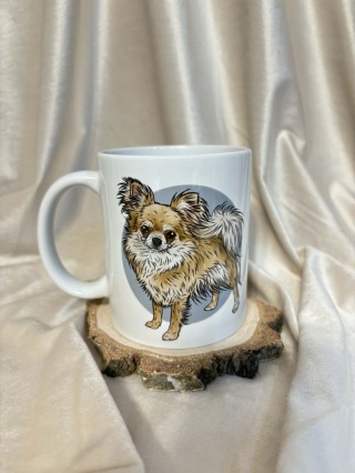 Kubek Chihuahua długowłosa