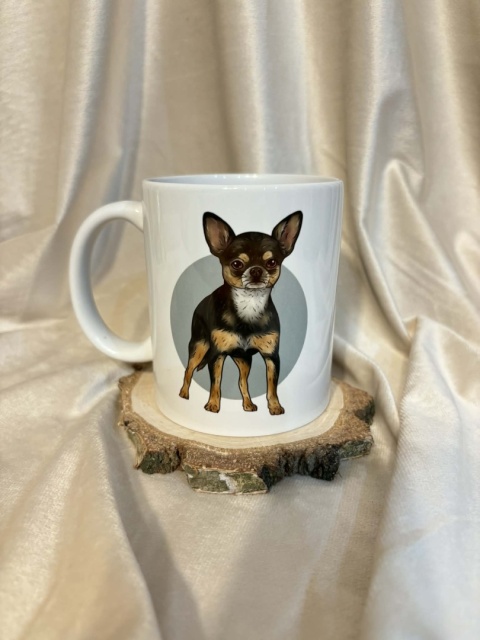Kubek Chihuahua krótkowłosa (różne umaszczenia)